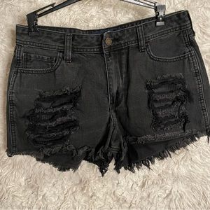 Hollister black shorts